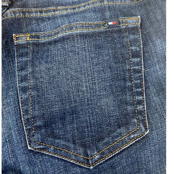 TOMMY HILFIGER Women's Blue Medium Wash Boyfriend Denim Jean US 2 - Picture 7 of 9